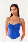 Blusa Corsele Busto Franzido