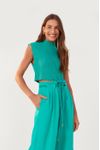 Blusa Tricot Gola Alta
