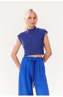 Blusa Tricot Gola Alta