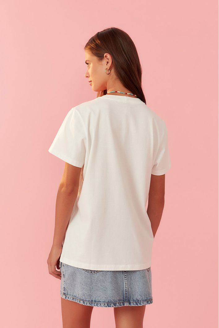 T-shirt Silk Love The Sea