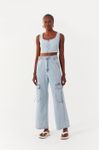 Calça Jeans Cargo