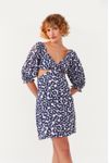Vestido Curto Estampa Peixinhos