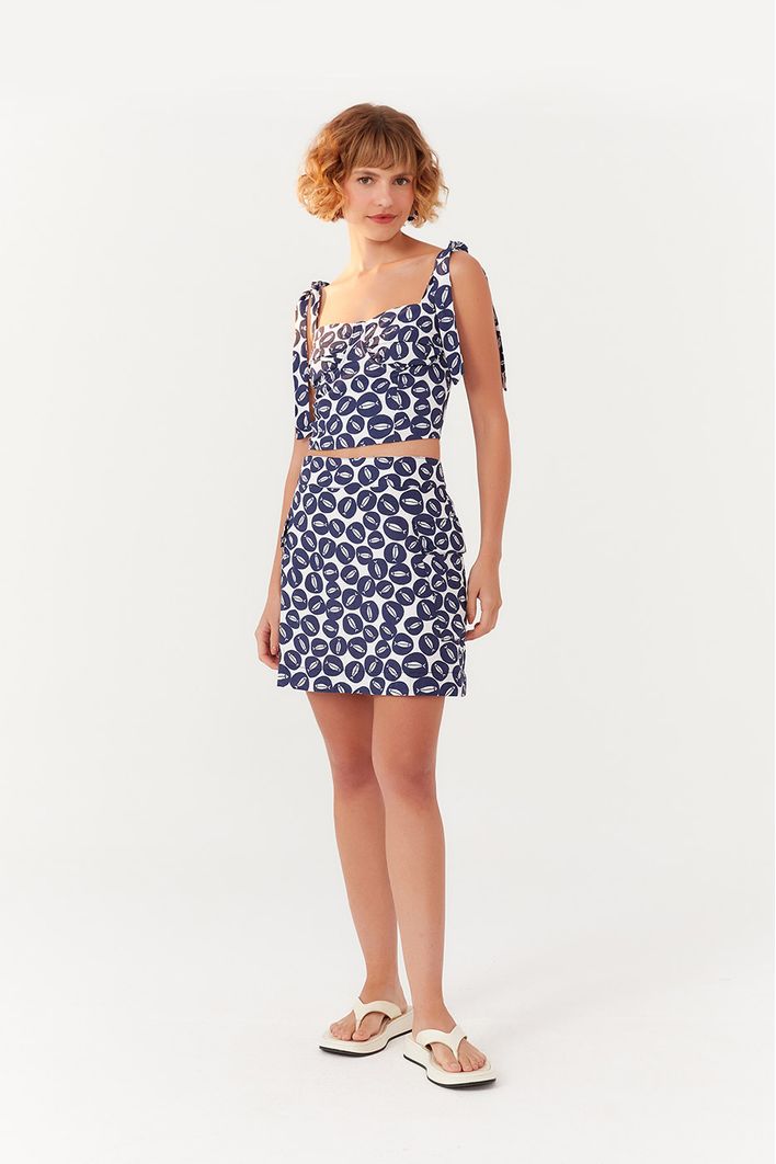 Blusa Estampa Peixinhos
