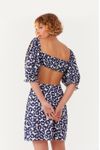 Vestido Curto Estampa Peixinhos