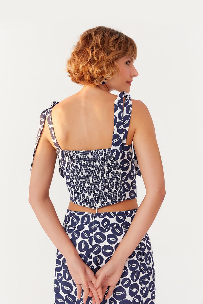 Blusa Estampa Peixinhos