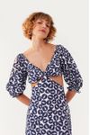 Vestido Curto Estampa Peixinhos