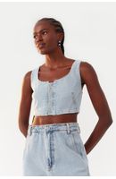 Blusa Jeans Reta