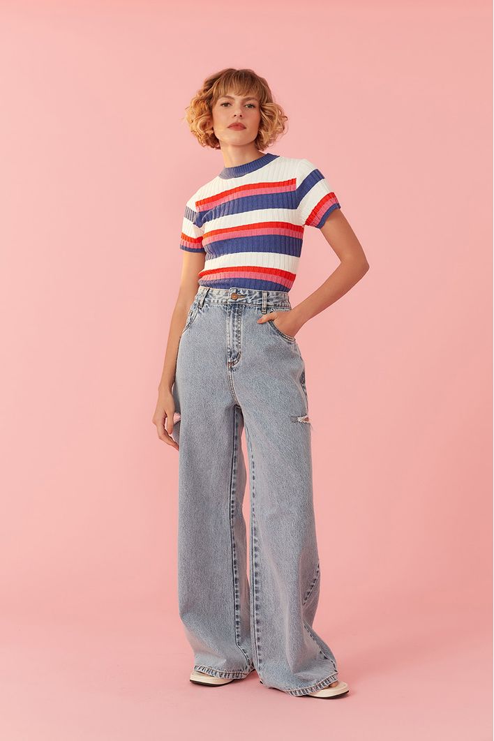 Calça Jeans Rasgos