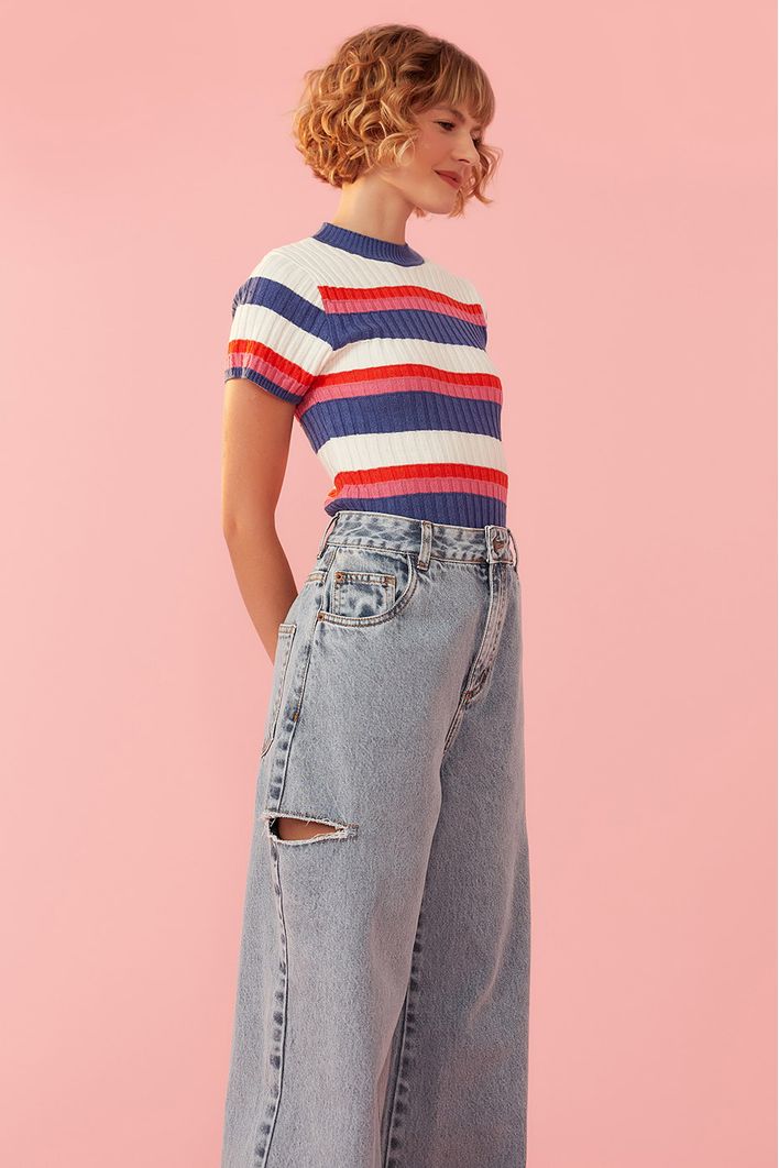 Calça Jeans Rasgos