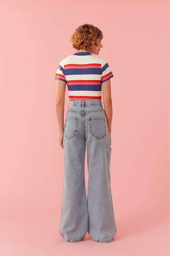 Calça Jeans Rasgos