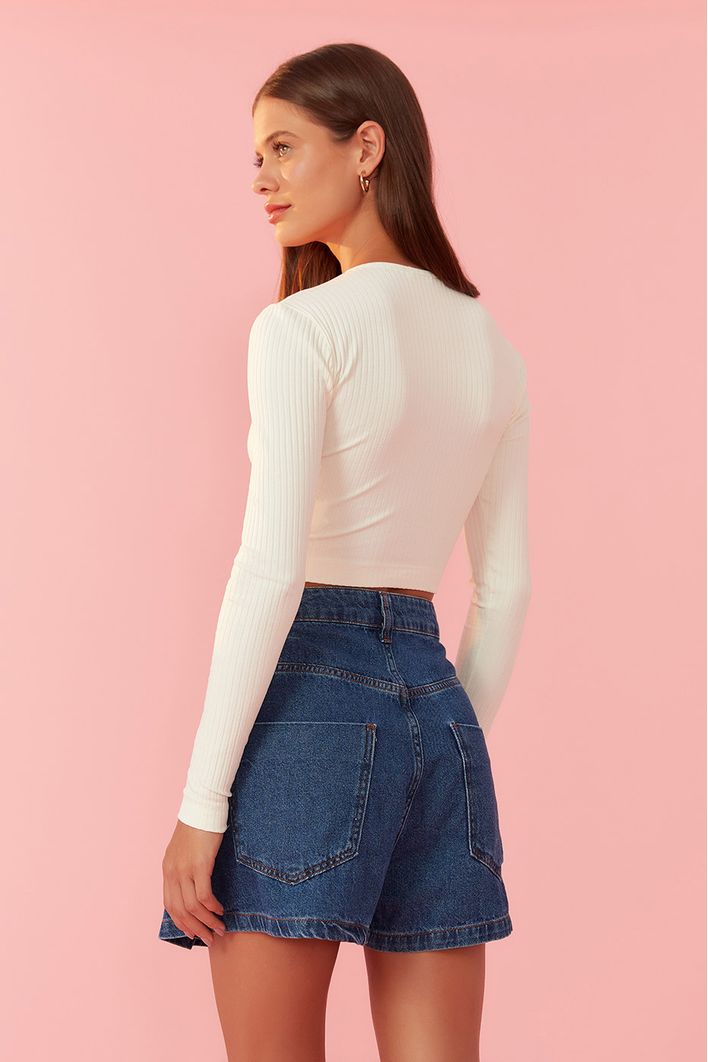 Short Saia Cós Deslocado