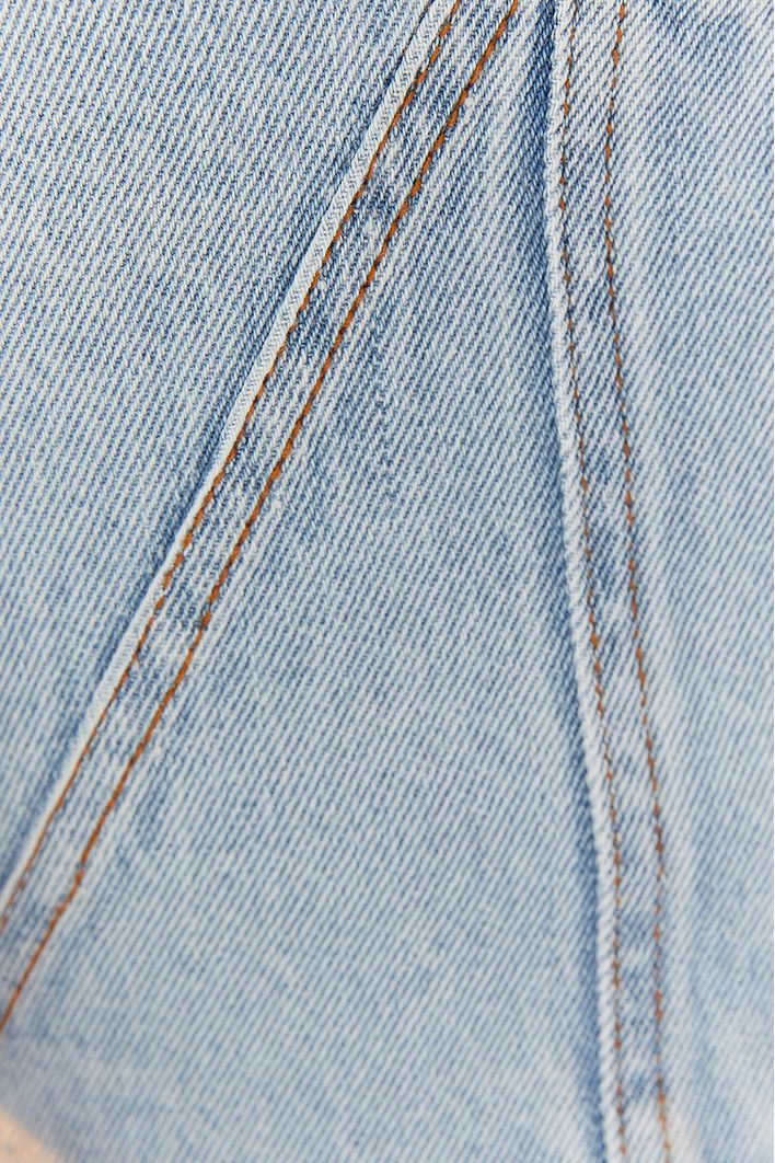 Blusa Jeans Reta