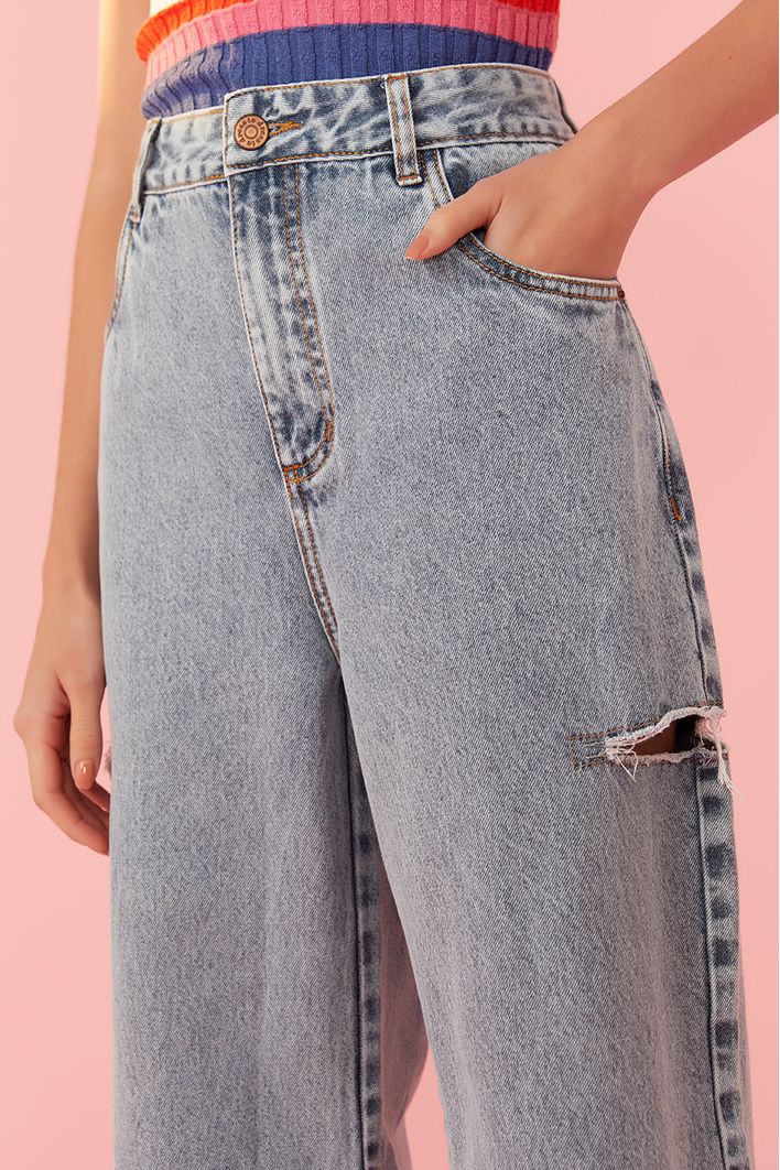 Calça Jeans Rasgos