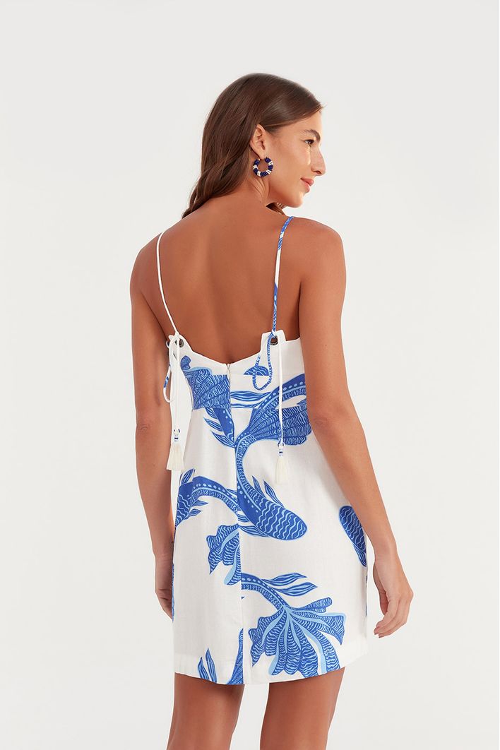 Vestido Estampa Cardume