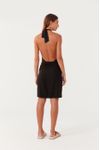 Vestido Curto Linho Bordado