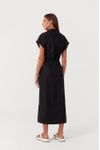 Vestido Midi Vazado Cintura