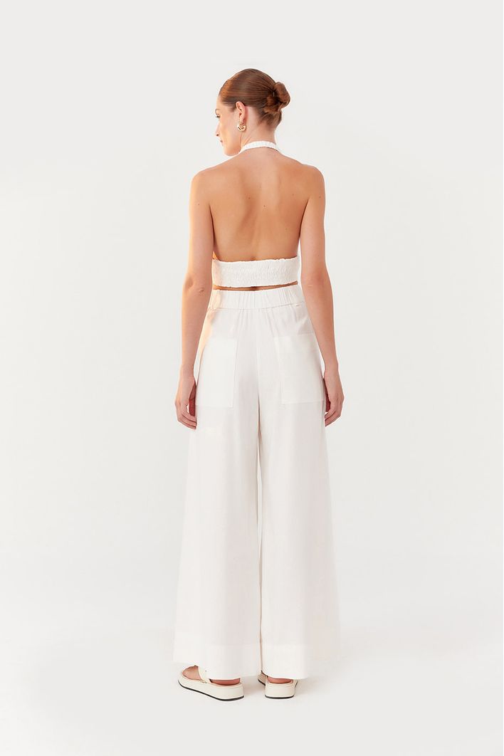 Calça Linho Pantalona