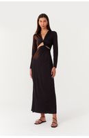 Vestido Torcido Frente Jersey