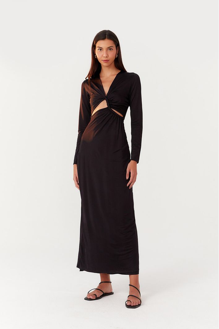 Vestido Torcido Frente Jersey