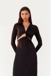 Vestido Torcido Frente Jersey