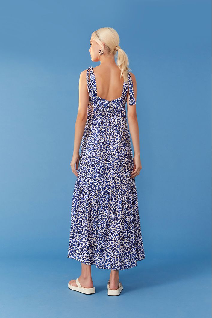 Vestido Longo Estampa Onçamar
