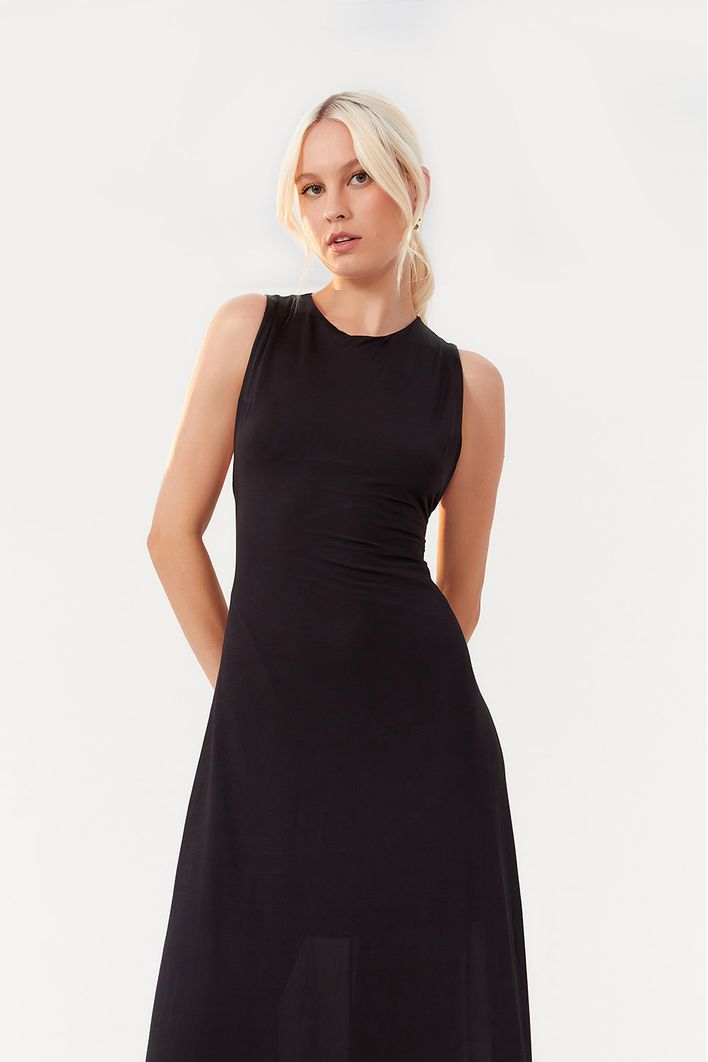 Vestido Jersey Costas Vazada