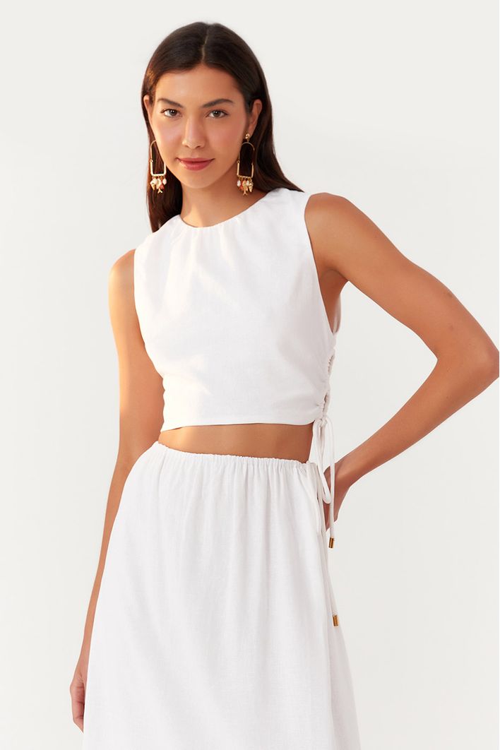 Blusa Amarração Lateral