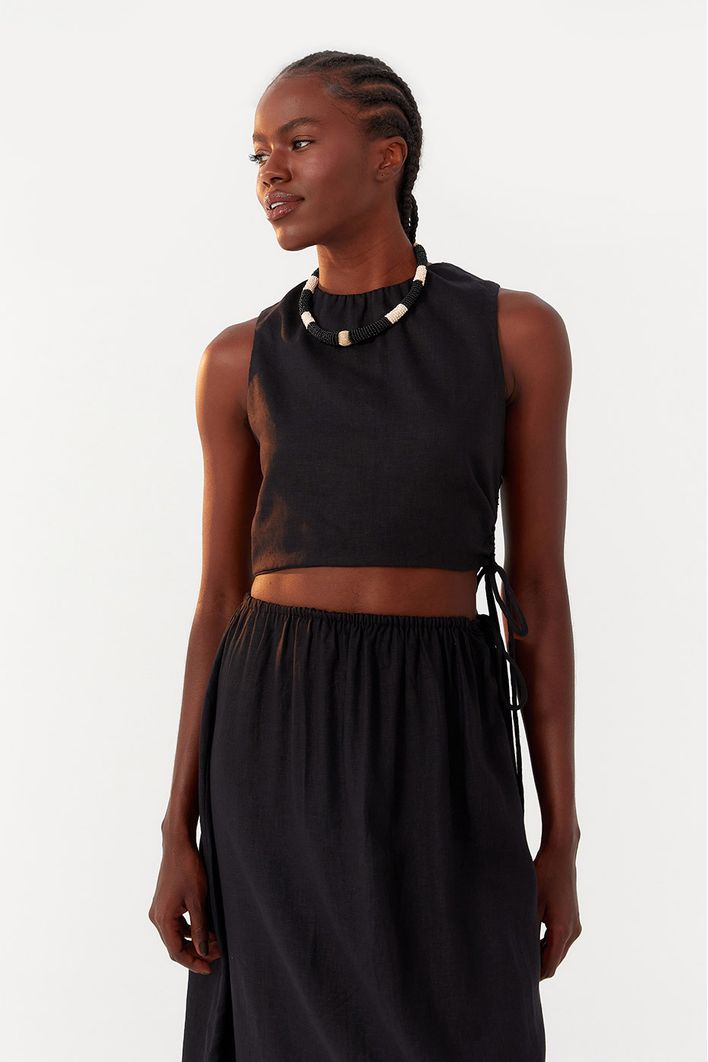 Blusa Amarração Lateral