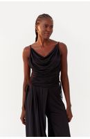Blusa Jersey Franzido Lateral