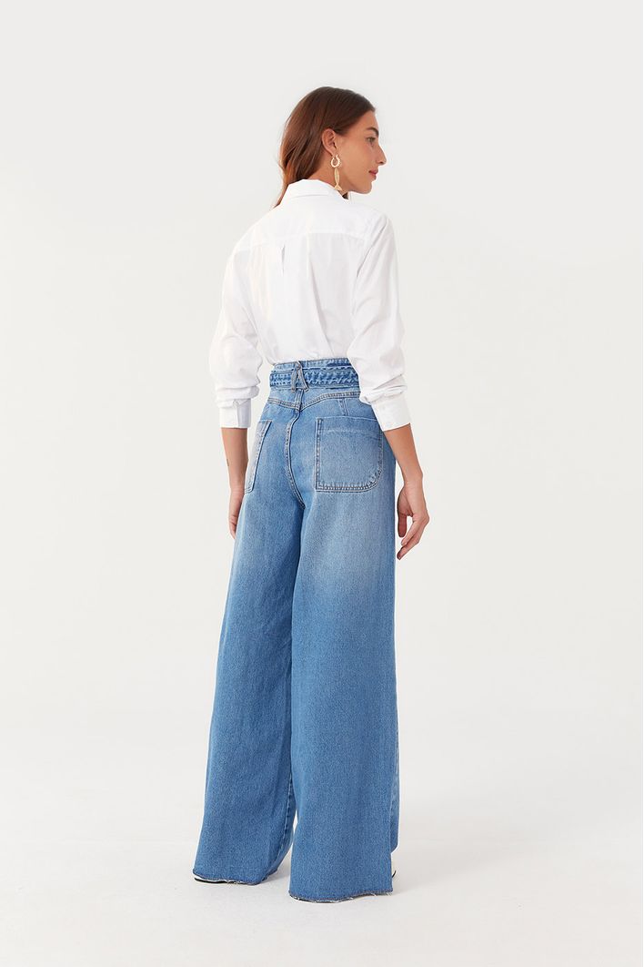 Calça Jeans Boyfriend Cinto