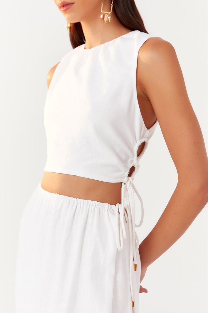Blusa Amarração Lateral