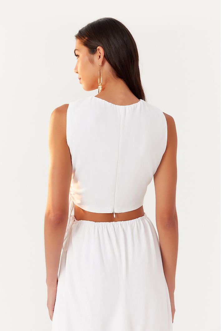 Blusa Amarração Lateral