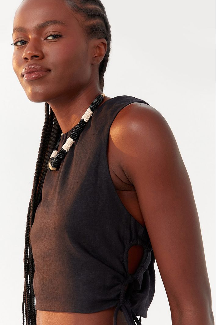 Blusa Amarração Lateral
