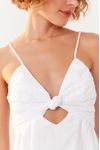 Vestido Curto Busto Franzido