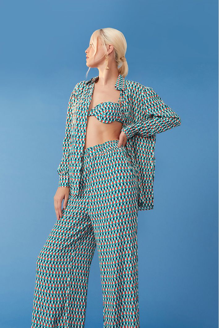 Calça Estampa Sardina