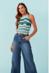 Calça Jeans Reta Fenda