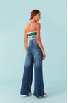 Calça Jeans Reta Fenda