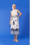 Blusa Pespontos Estampa Maresia
