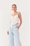 Calça Jeans Ballon Pregas