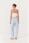 Calça Jeans Ballon Pregas