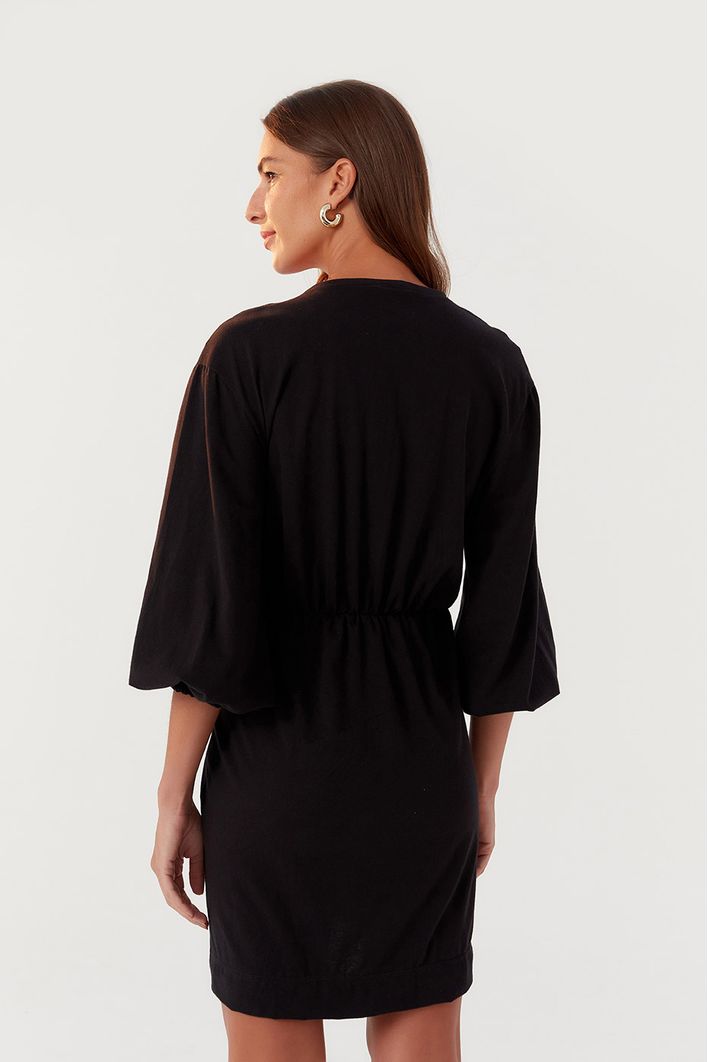 Vestido Curto Nó Frente
