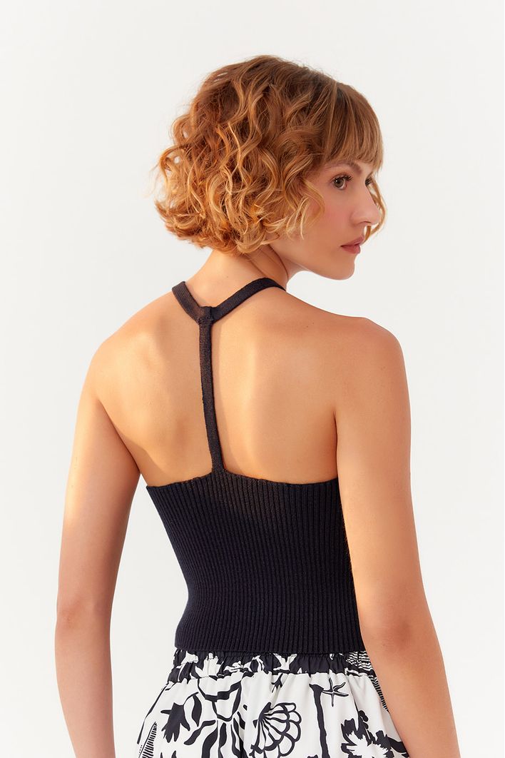 Regata Tricot Decote Costas