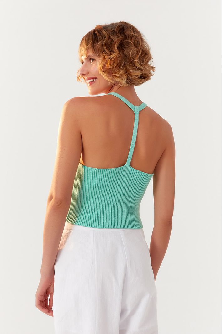 Regata Tricot Decote Costas
