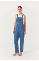 Jardineira Jeans Bolsos