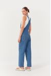 Jardineira Jeans Bolsos