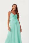 Vestido Longuete Babado Busto