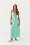Vestido Longuete Babado Busto