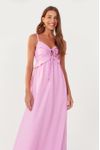 Vestido Longuete Babado Busto