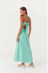 Vestido Longuete Babado Busto