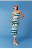 Vestido Tricot Frente Única